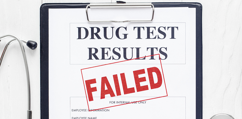 Employee Failed Drug Test Results