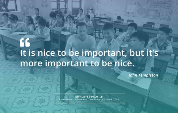 It's Important to be Nice